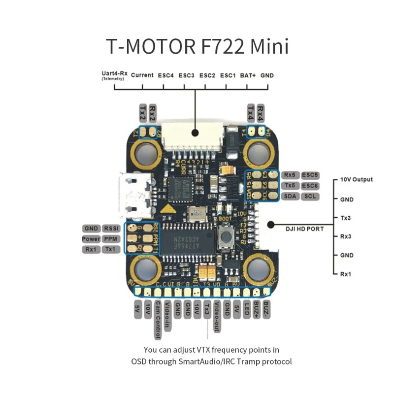 T-Motor MINI F7 & F45A 4in1 ES - Betaflight Fc F7 ulasan dan harga