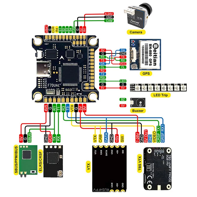 AOCODA-RC F7 F722 F7DUAL Fligh - Betaflight Fc F7 ulasan dan harga