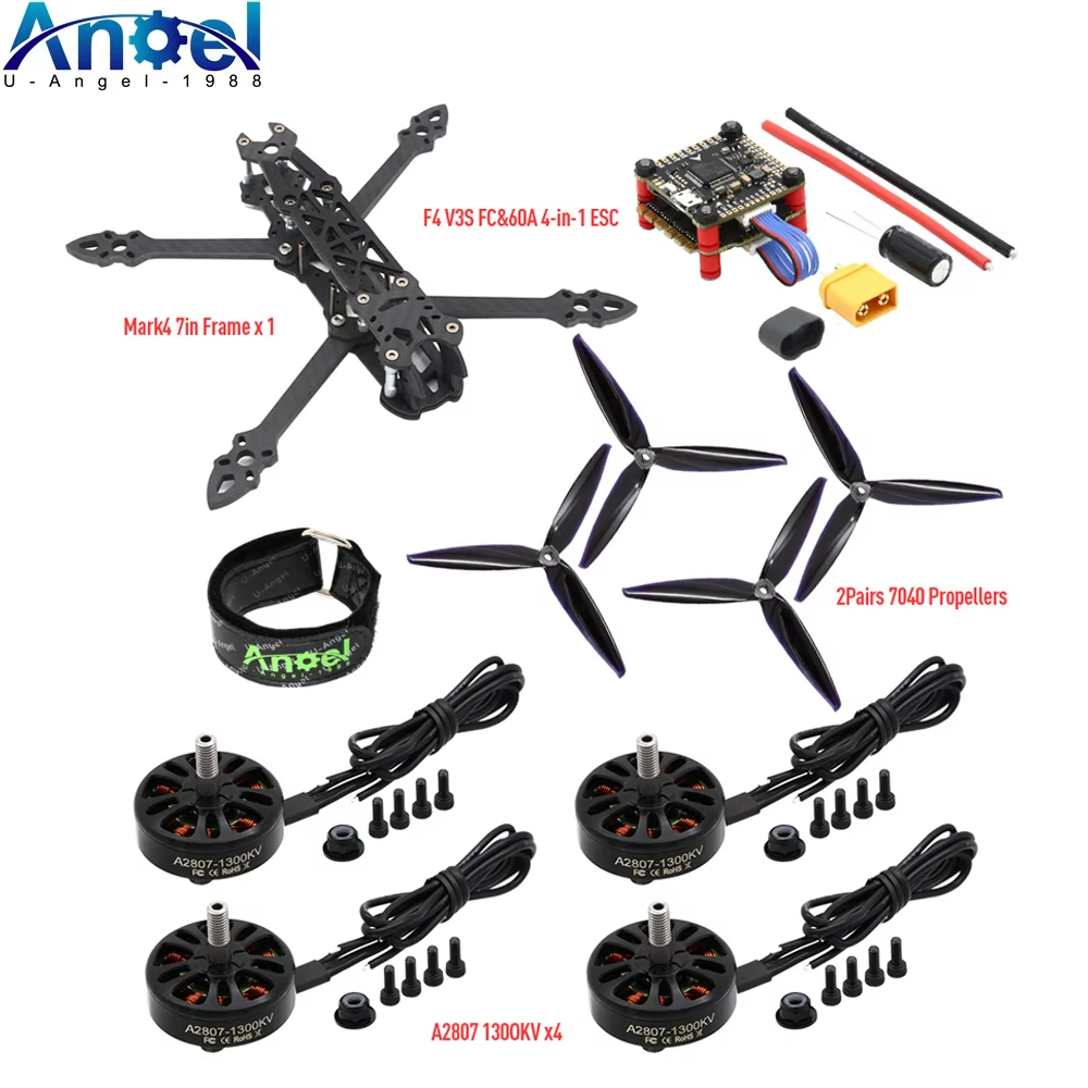 Mark4 Mark 4 7inch 295mm FPV F - Drone Kit With Camera ulasan dan harga