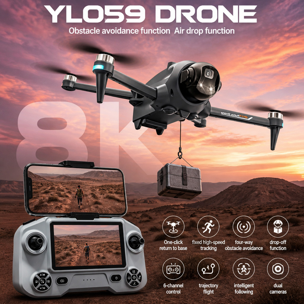 NEW YL059 Drone GPS Auto Retur - Drone Kit With Camera ulasan dan harga