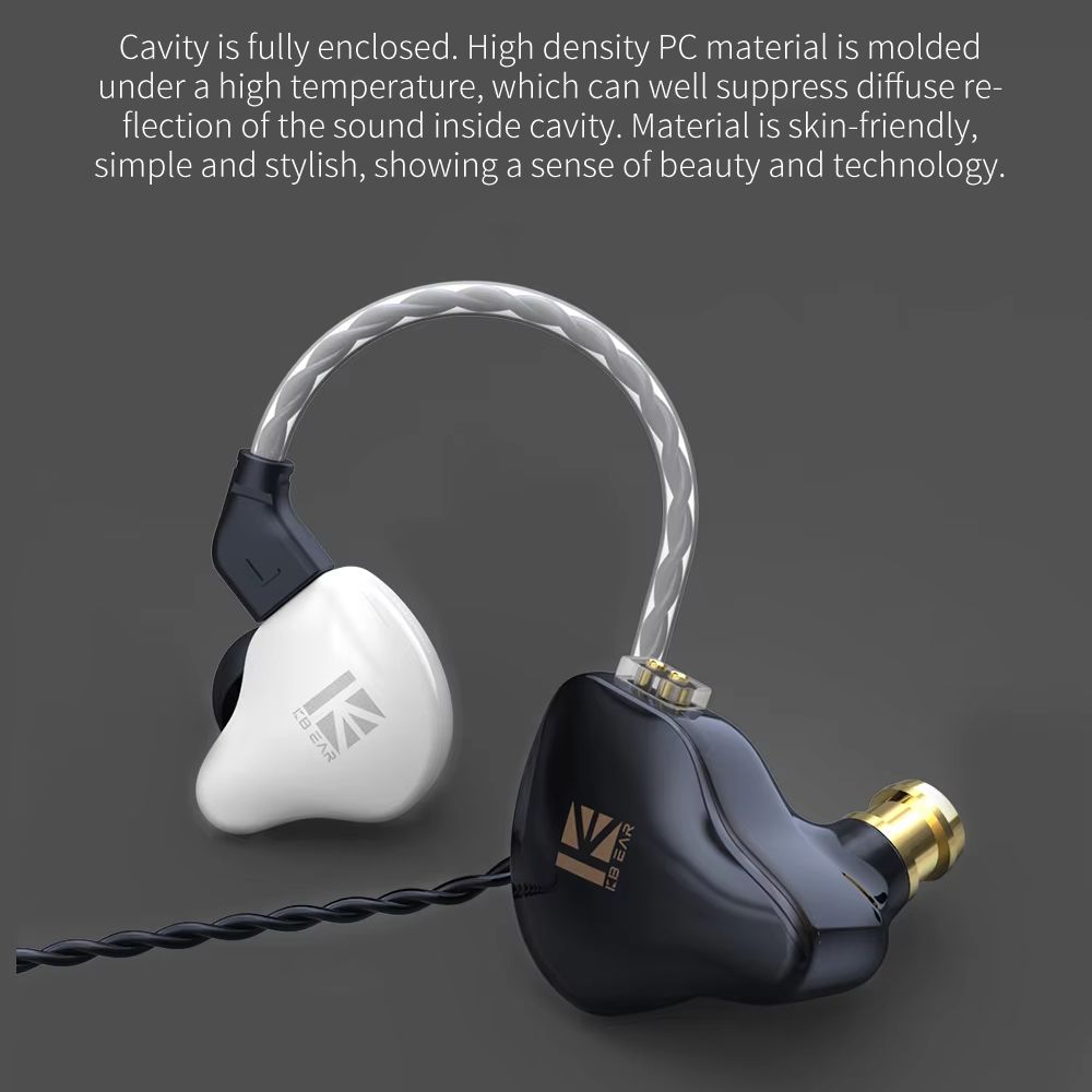 KBEAR KS1 HiFi Earphone 2Pin C - Eachine Drone E010 ulasan dan harga