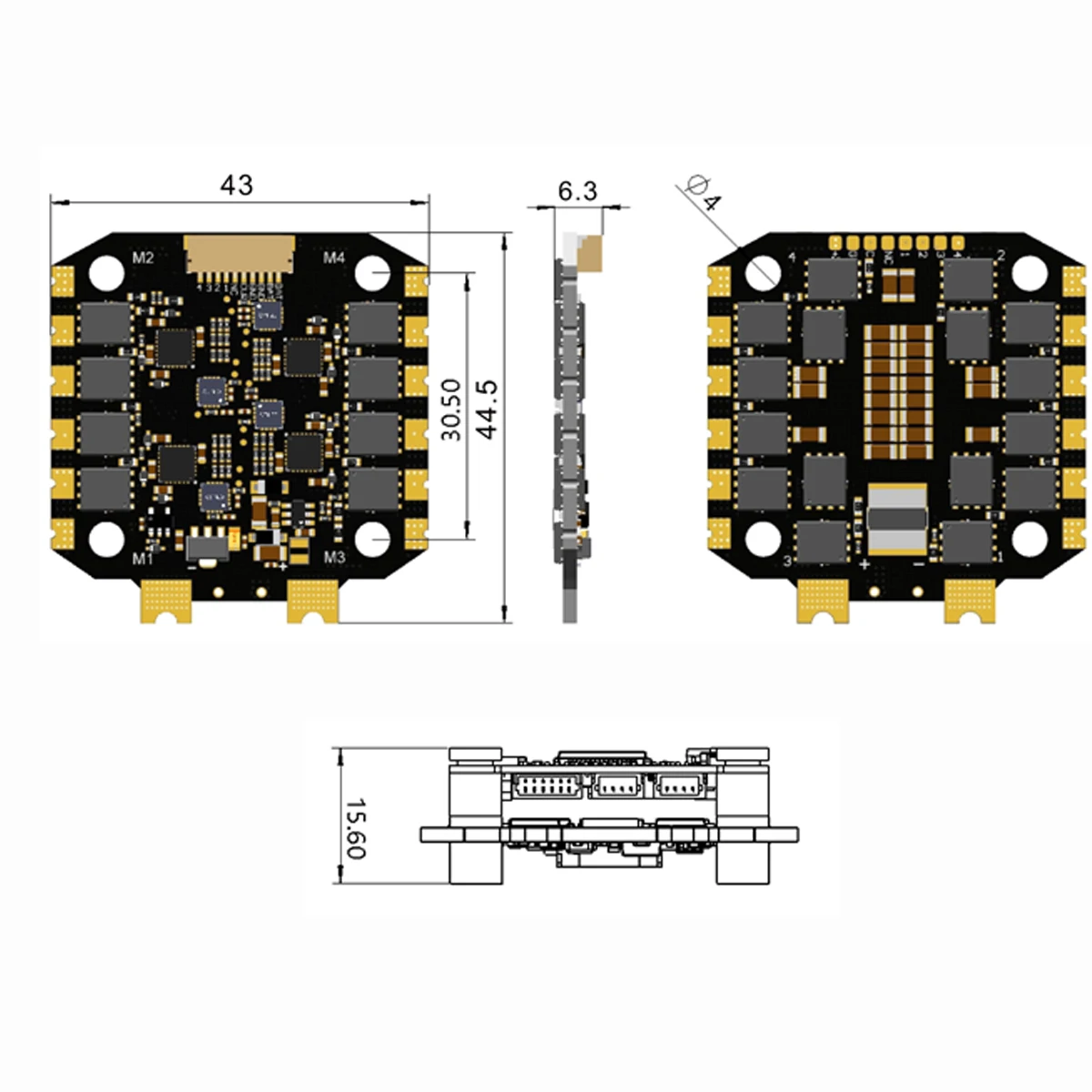 F4 F405 F7 F722 Flight Control - Betaflight Fc F7 ulasan dan harga
